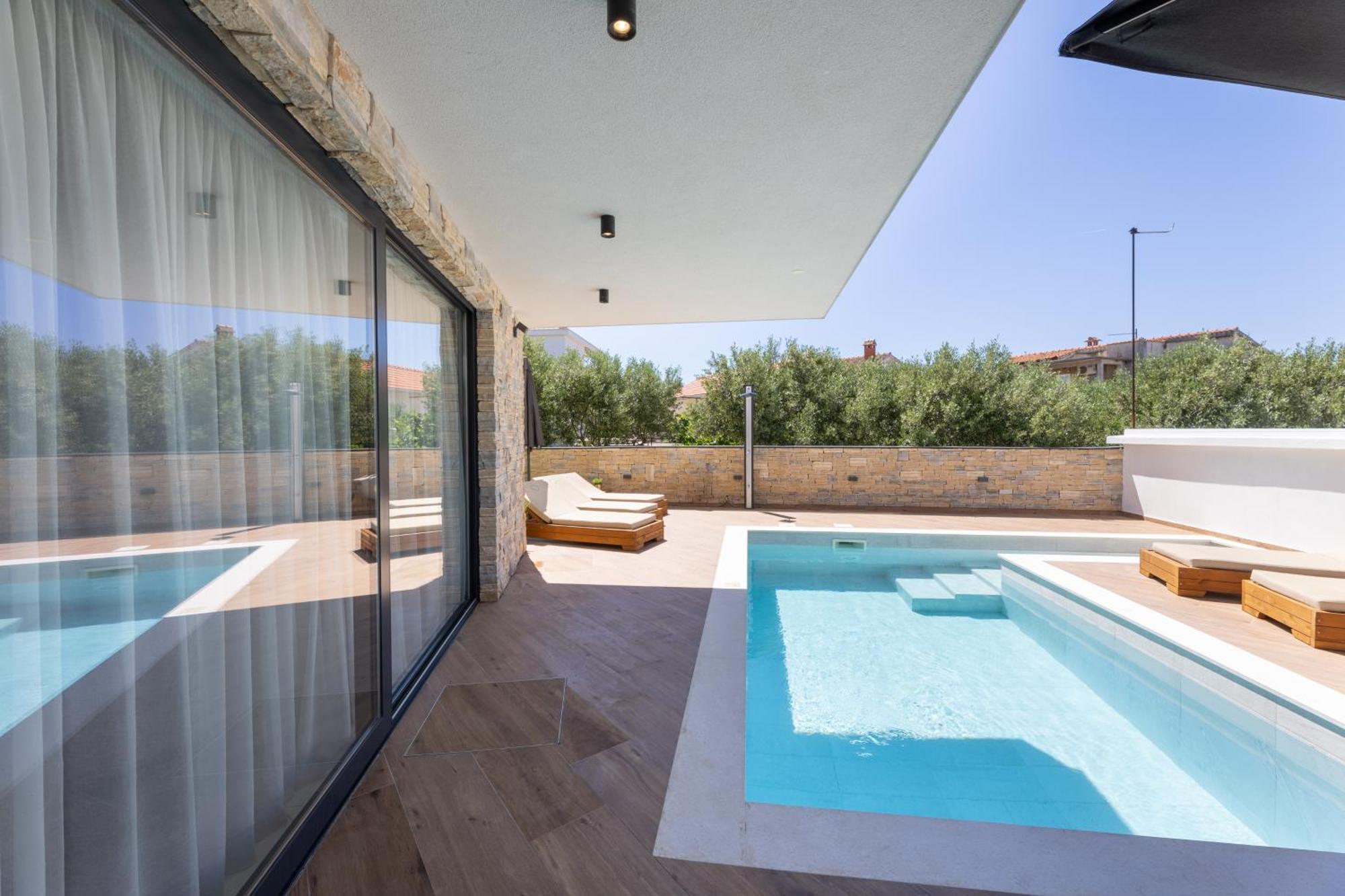Luxury Villa Favela With Heated Pool Trogir Exterior foto